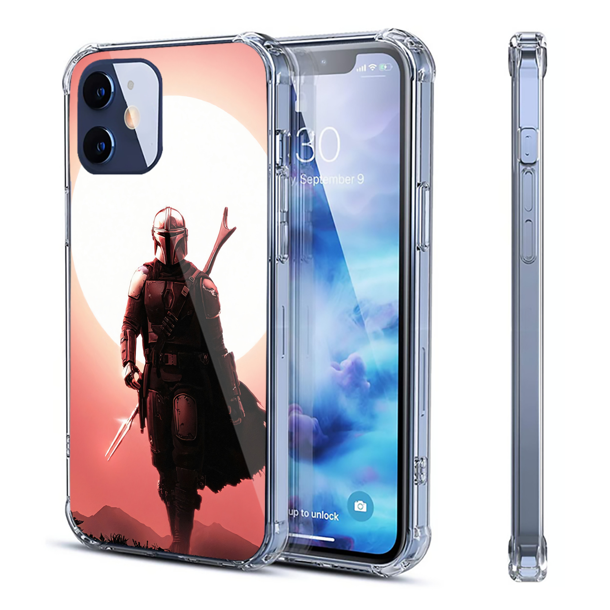 （画像用） スター・ウォーズ Star Wars 【iPhone 12シリーズ対応】透明スマホケース（クリアソフトケース）